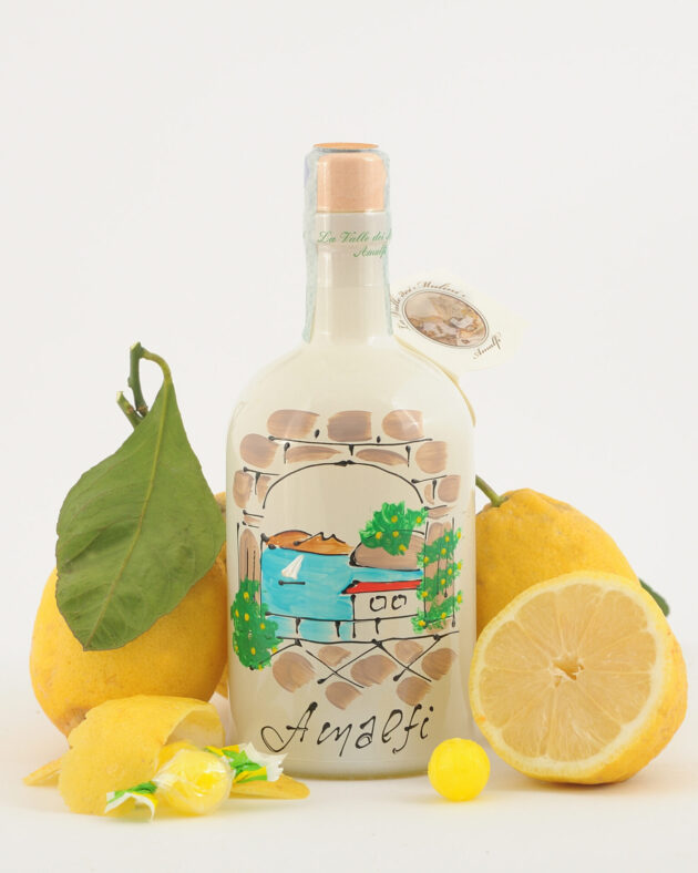 decorata painted limoncello amalfi wedding evento bomboniera oliera