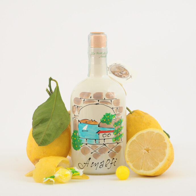 decorata painted limoncello amalfi wedding evento bomboniera oliera
