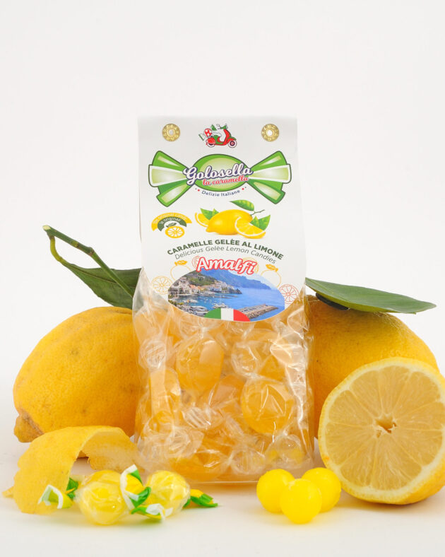 CARAMELLE GELEE LIMONE ORIGINALI candy jelly gommose morbide amalfi capri sorrento