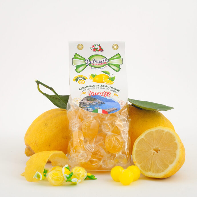 CARAMELLE GELEE LIMONE ORIGINALI candy jelly gommose morbide amalfi capri sorrento